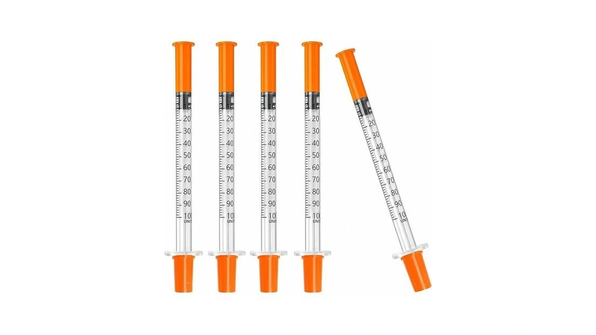 U-100 Syringes With Needle, 1ml 30 Gauge 5/16" (8mm) Disposable
