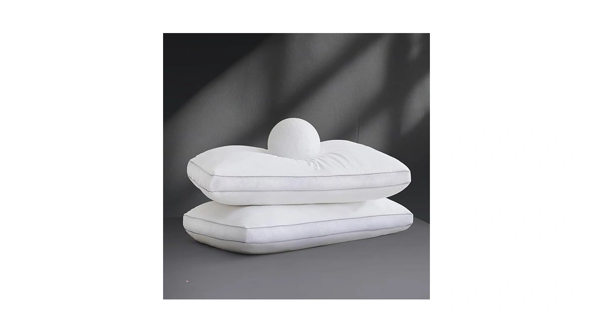 Yalamila Goose Down Bed Pillows Queen Size Set Of 2