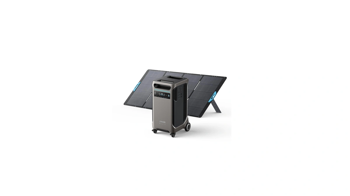 Anker Solix F3800 Portable Power Station With 400w Solar Panel,