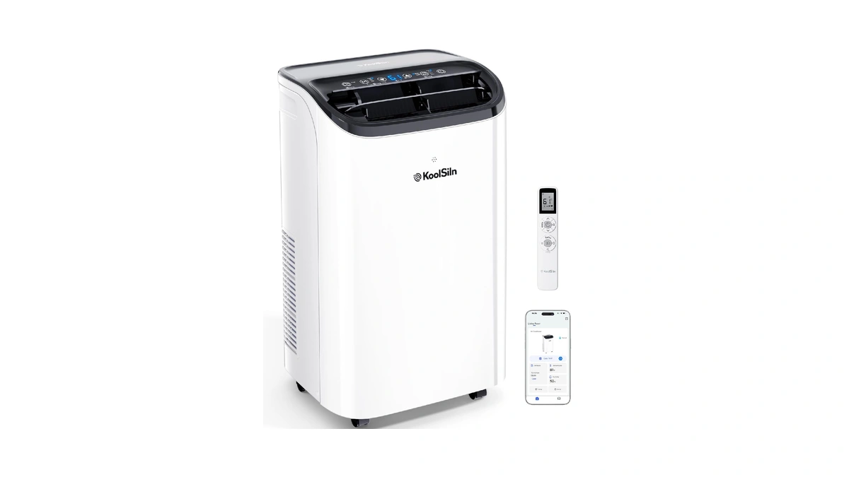 14,000 Btu Portable Air Conditioner With Wifi & Remote Control,