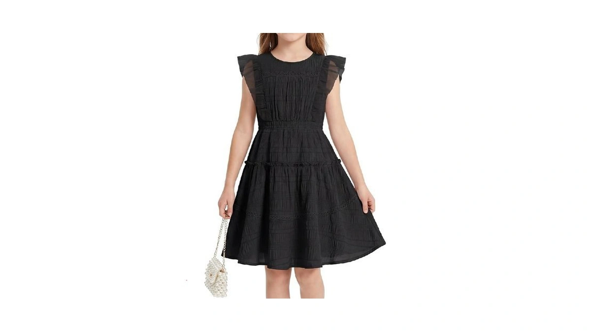 Grace Karin Girls Sleeveless Summer Dress, Ruffle Tiered Easter Spring