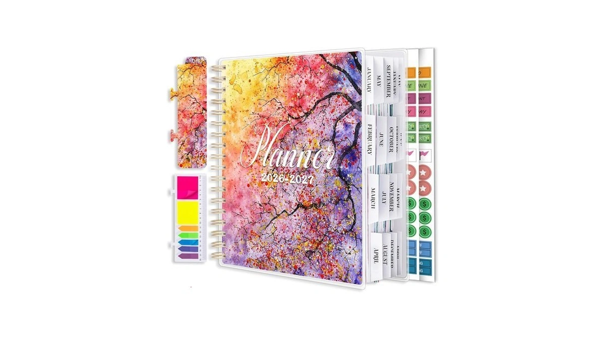 Planner 2026-2027, Large 18 Months Academic Daily Weekly Monthly Planner
