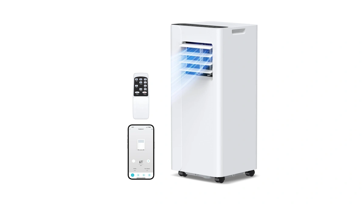 Urbanite 16000 Btu Portable Air Conditioner, Smart Wifi App &