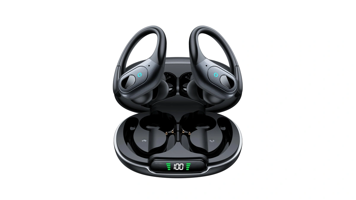 Occiam Active Noise Cancelling Earbuds Wireless Bluetooth Headphones Ear Buds