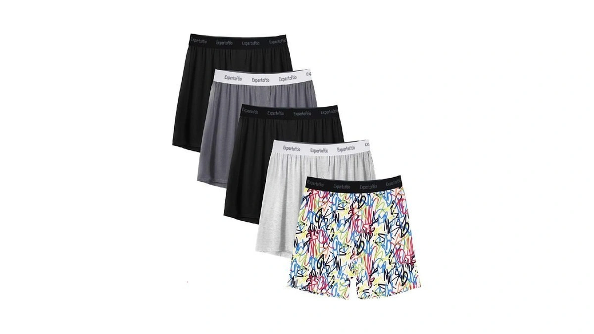 Expertoftio Cotton Boxers For Men Loose Fit Men's Underwear Boxer