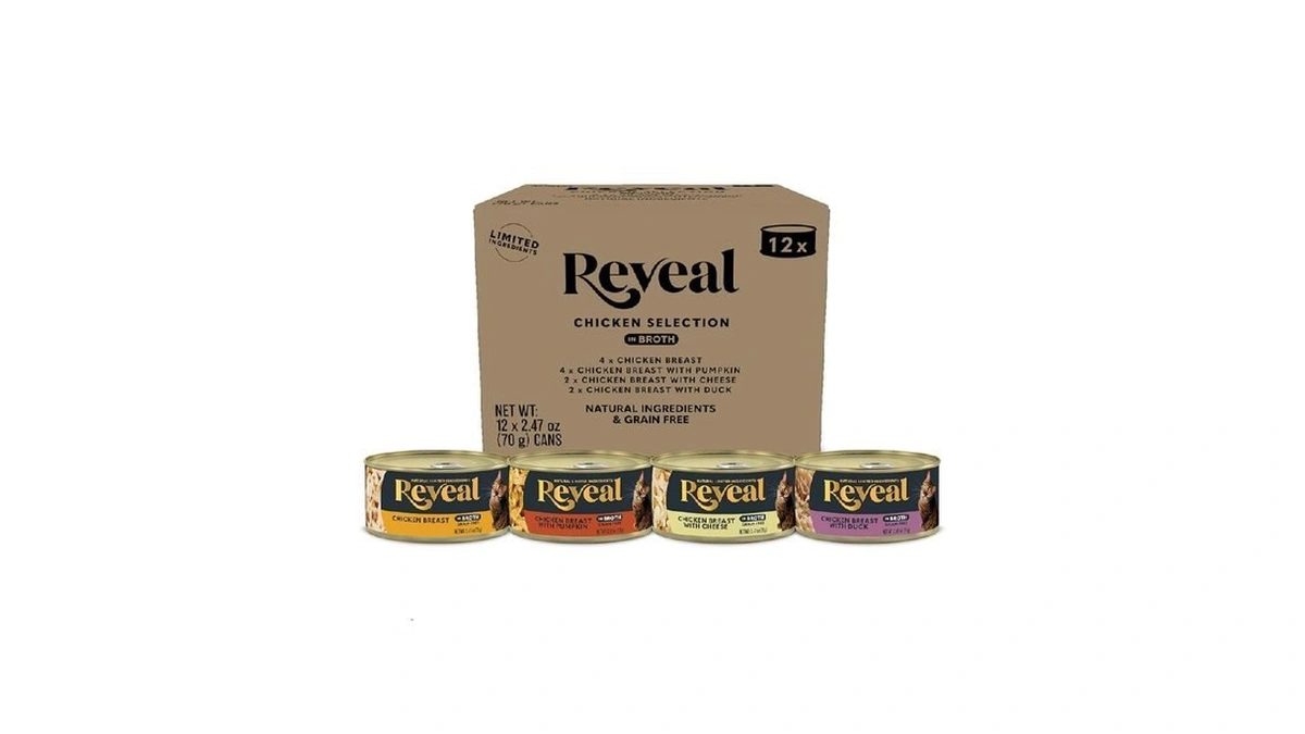 Reveal Chicken Variety Pack Wet Cat Food In Broth 12-pack,