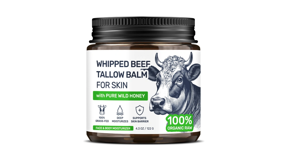 Beef Tallow For Skin - Grass Fed Whipped Tallow And