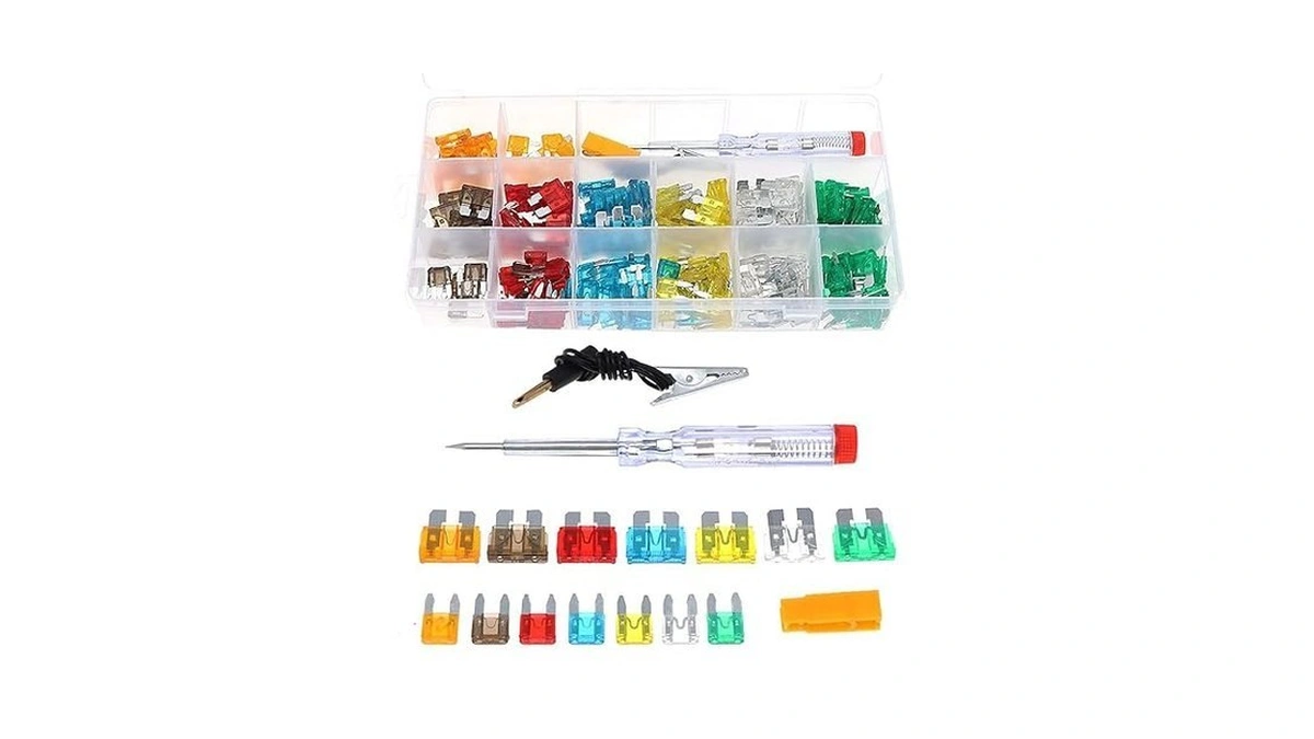 Awblin Fuse Assortment Kit, 220pcs Assorted Replacement Blade Fuses Standard