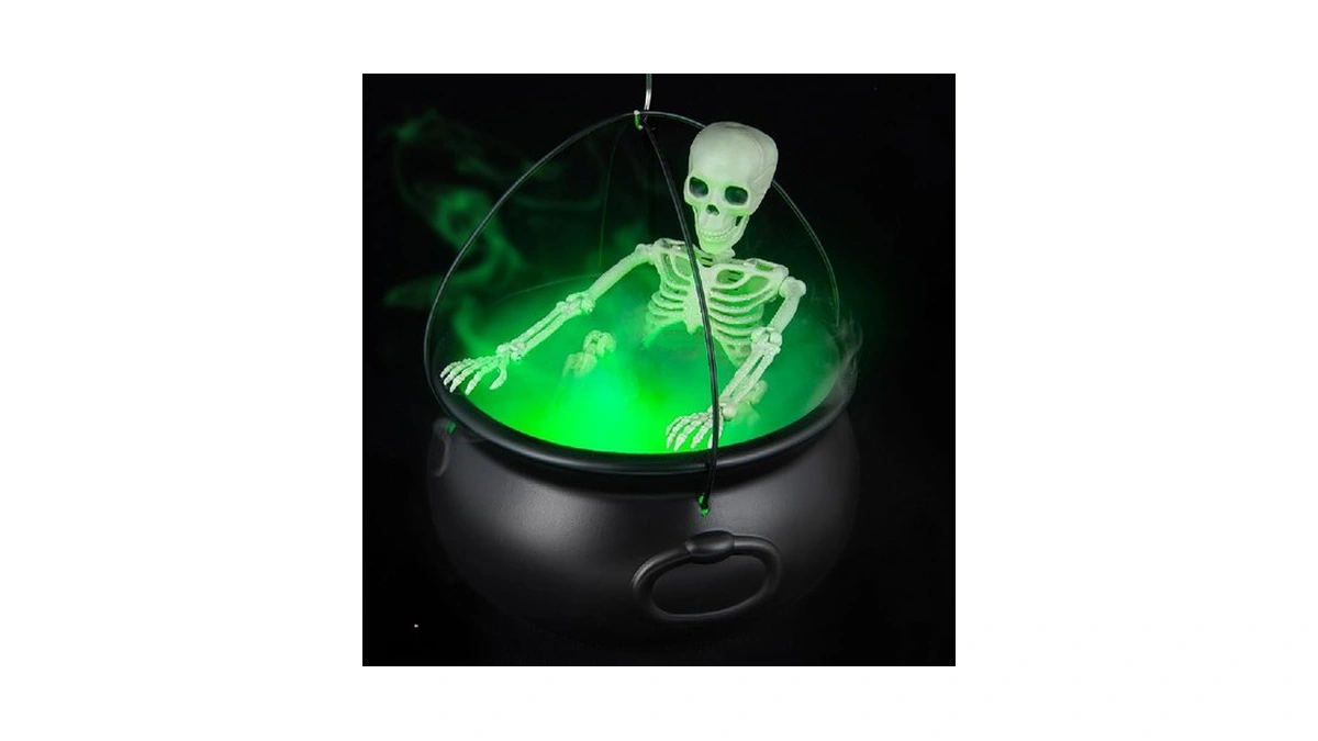 Meadin Halloween Decorations Outdoor - Large Witches Cauldron On Tripod