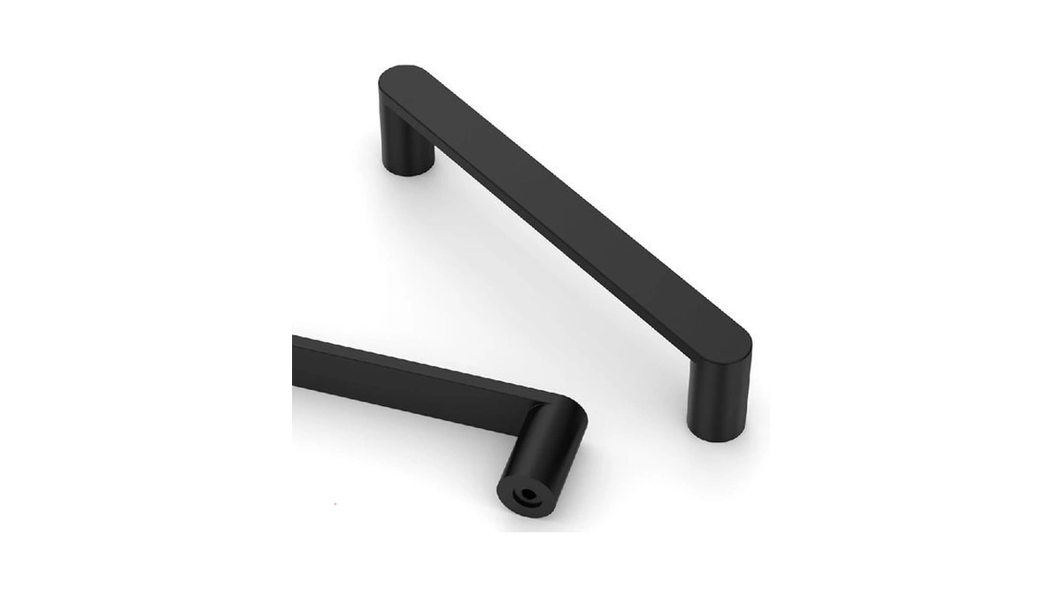 Asidrama 10 Pack 5 Inch(128mm) Matte Black Kitchen Cabinet Handles,