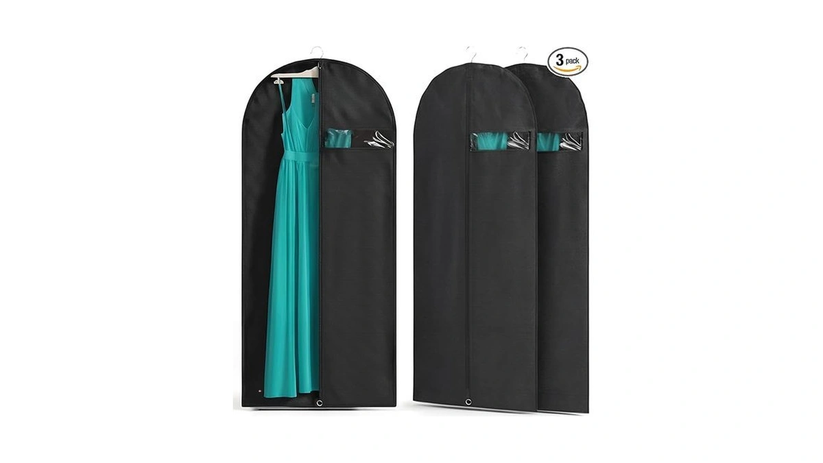 3 Pack Heavy Duty Garment Bags For Travel Suit Bags,