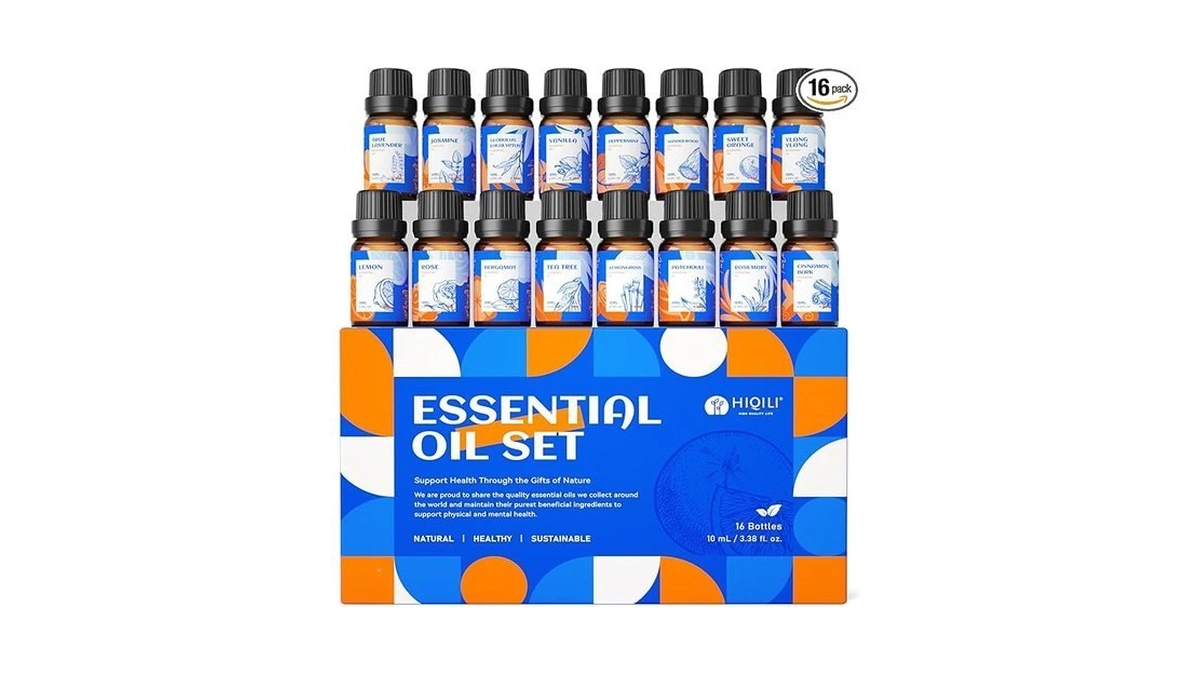 Hiqili Essential Oils Set,top 16 Aromatherapy Oils For Diffusers For