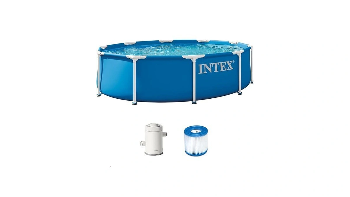 Intex Metal Frame 10 Ft X 30 In Above Ground
