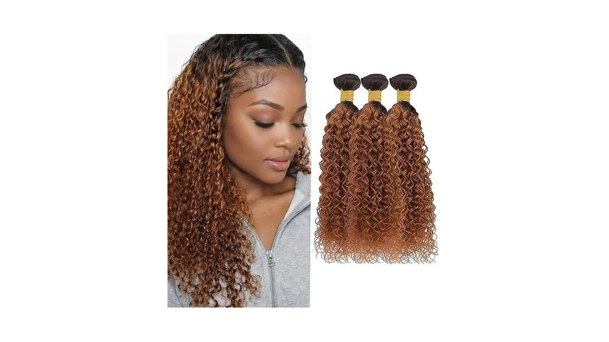 Jerry Curly Human Hair Bundles 14 16 18 Inch 3