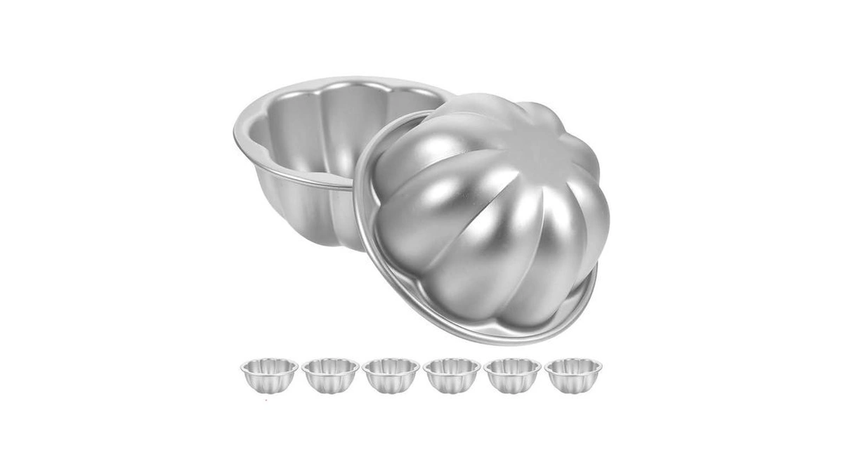Ciieeo 3.74" Nonstick Flower Tartlet Pans - Fluted Egg Tart