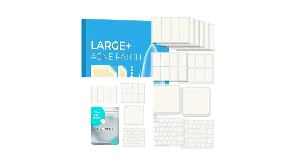 Yiwmwiy Acne Patches 52pcs - 6 Sizes Hydrocolloid Pimple Patches