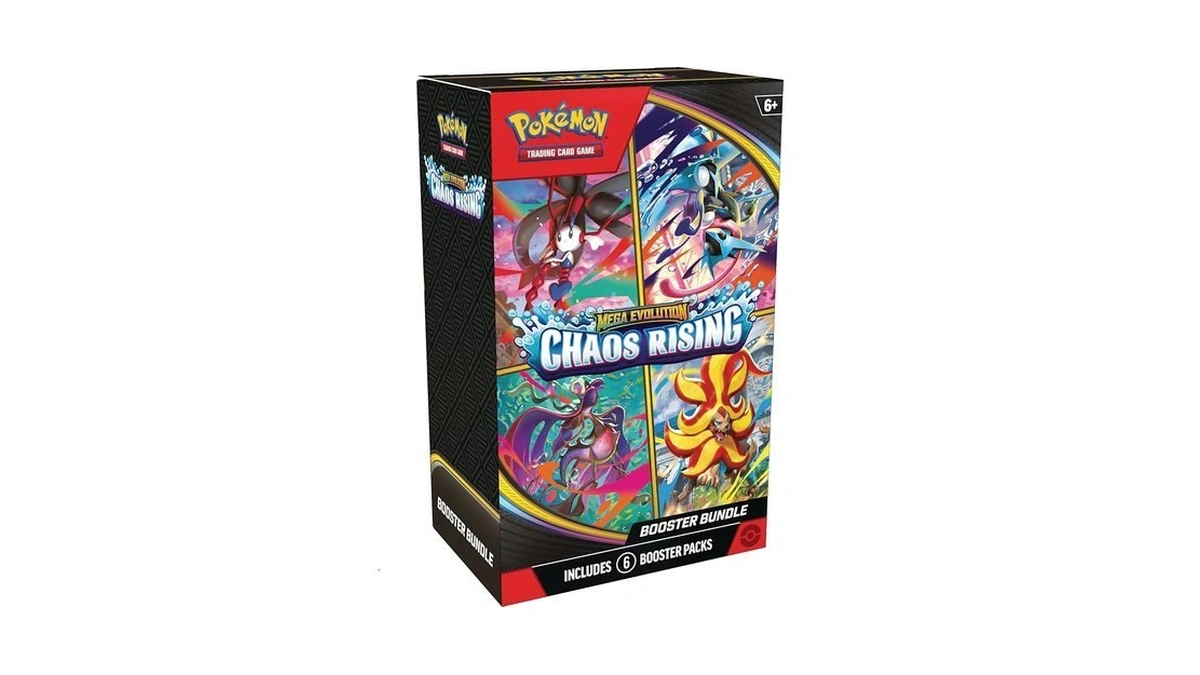 Pokémon Tcg: Mega Evolution—chaos Rising Booster Bundle