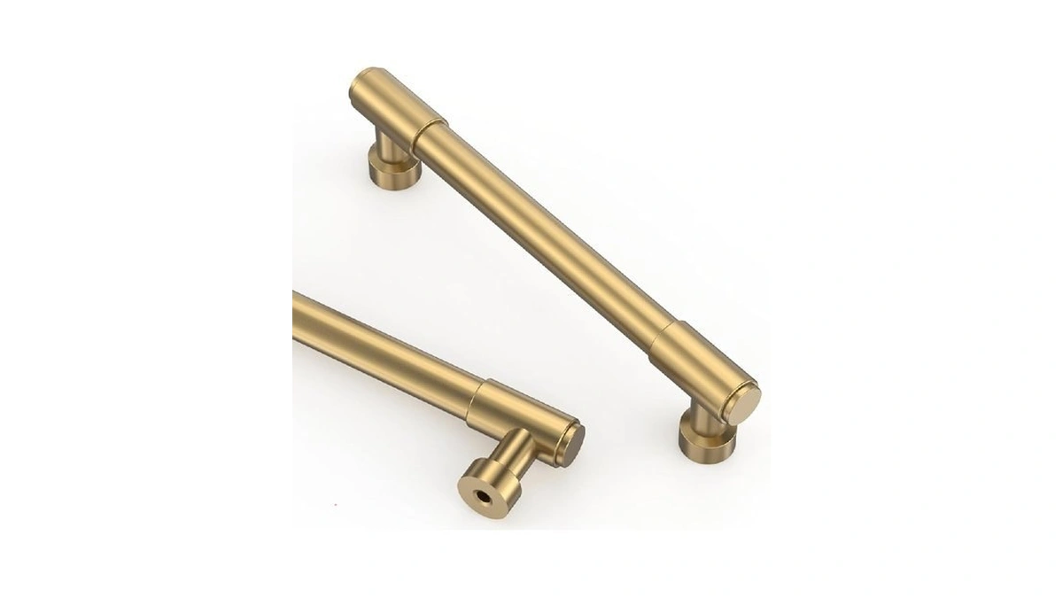 Asidrama 10 Pack 5 Inch(128mm) Champagne Bronze Cabinet Pulls Kitchen