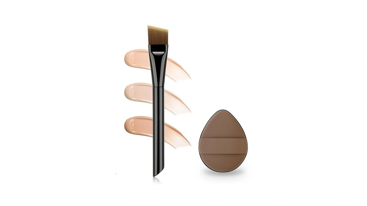 Accof Ultra Thin Flat Foundation Brush For Liquid Makeup,liquid Foundation