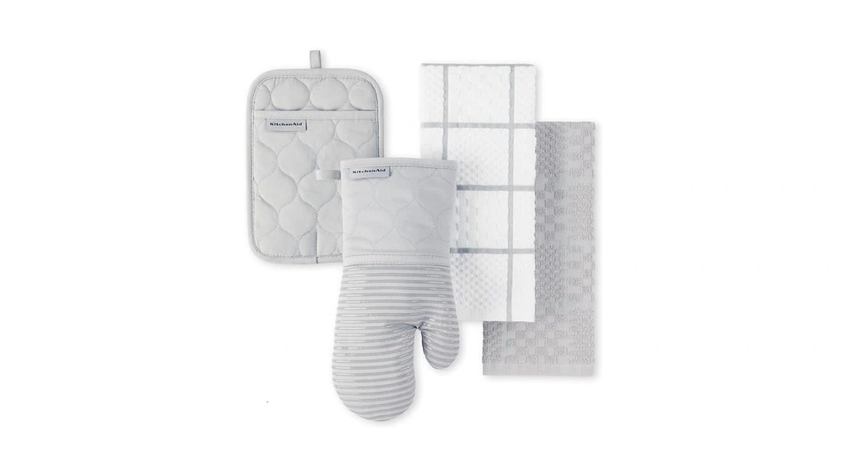 Kitchenaid Quilted Cotton Terry Cloth Oven Mitt, Pot Holder, Kitchen