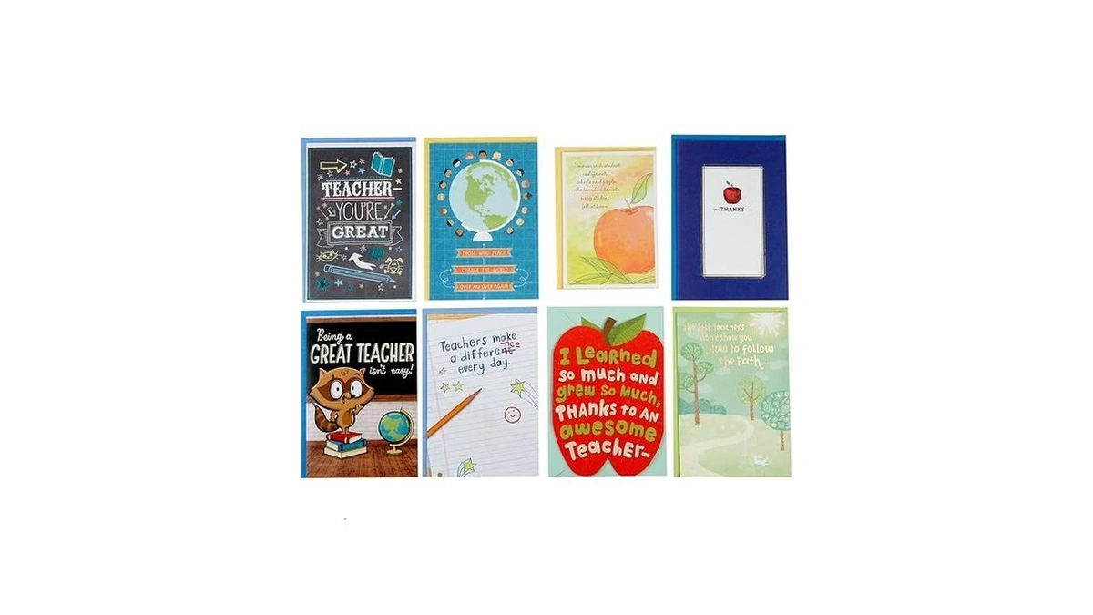 Hallmark Teacher Appreciation Card Assortment For Day Care, Preschool, Elementary