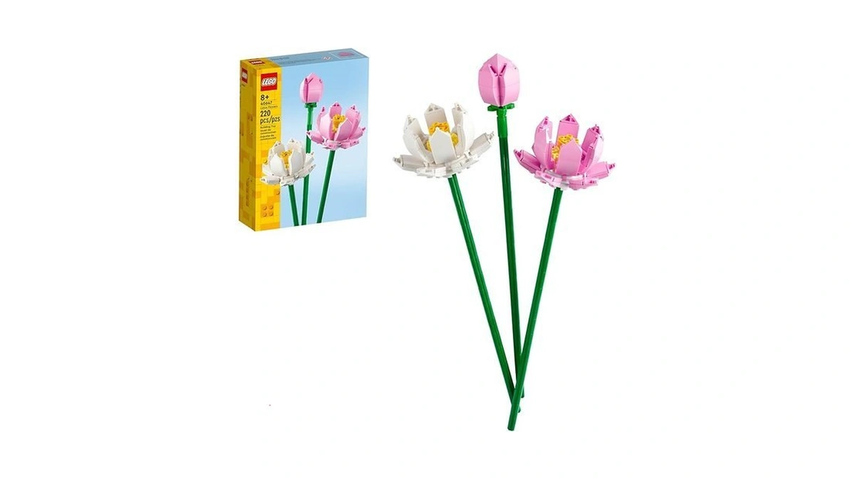Amazon : Lego Lotus Flower - Building Toy For Kid