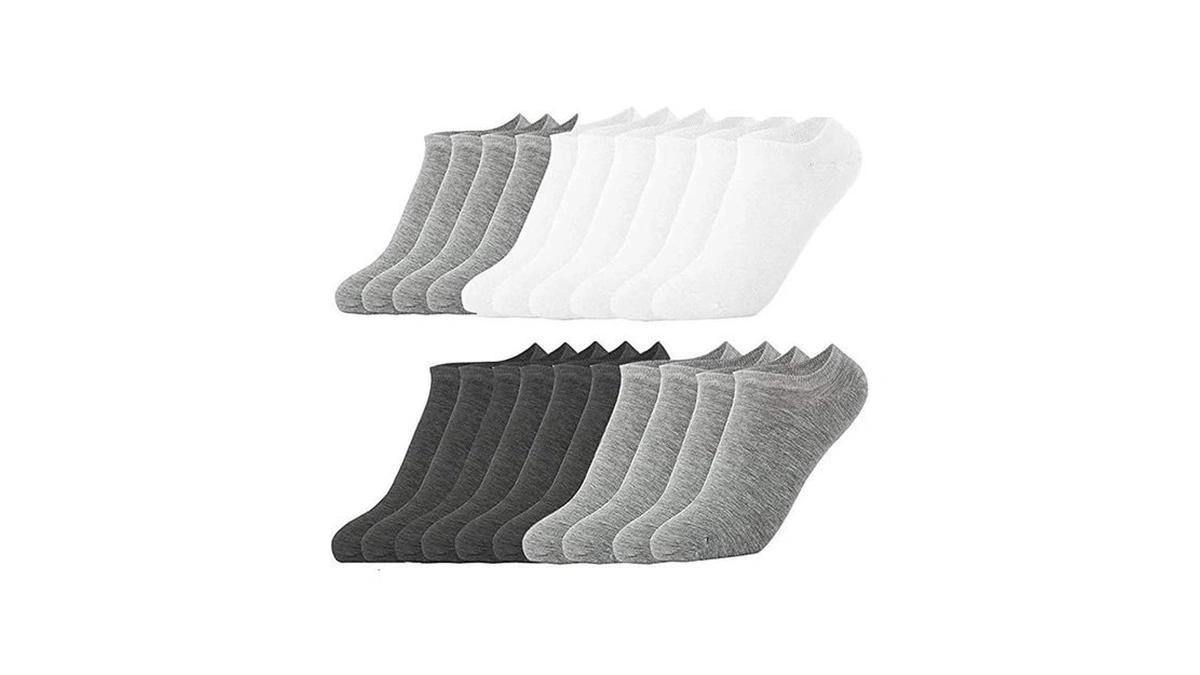 Light Up In The Dark 10 Pairs Ankle Socks No