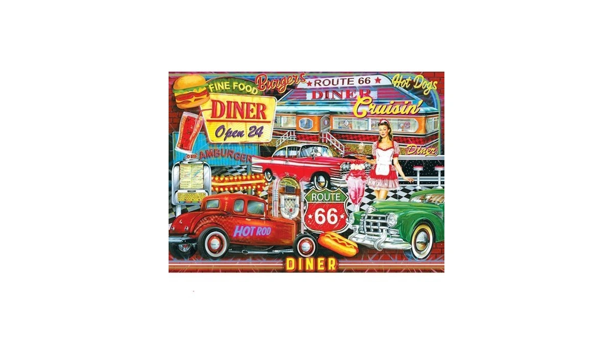 Roseart - Kodak Premium - 50's Diner - 1000 Piece