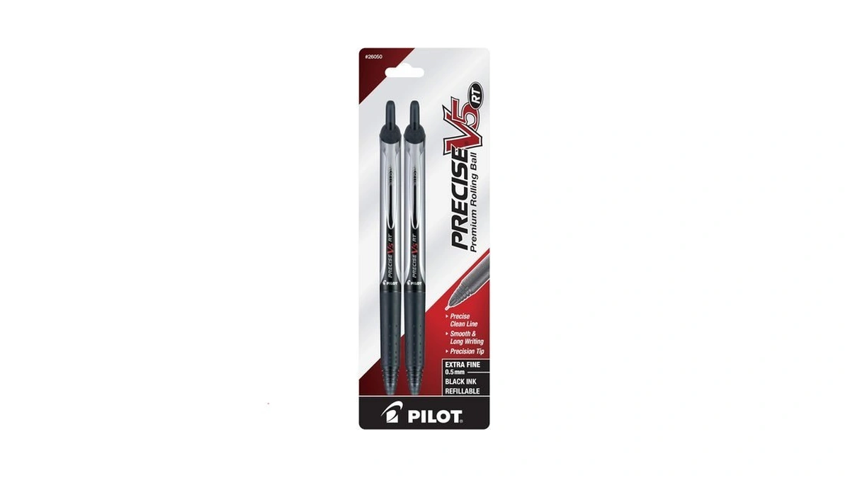 Pilot Precise V5 Rt Refillable & Retractable Rollerball Pens, Extra