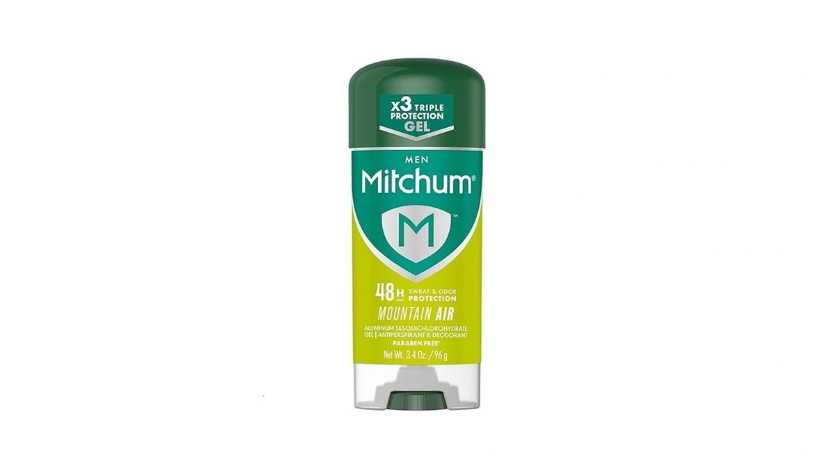 Mitchum Men’s Antiperspirant Deodorant Gel Stick, Mountain Air Scent, 48hr