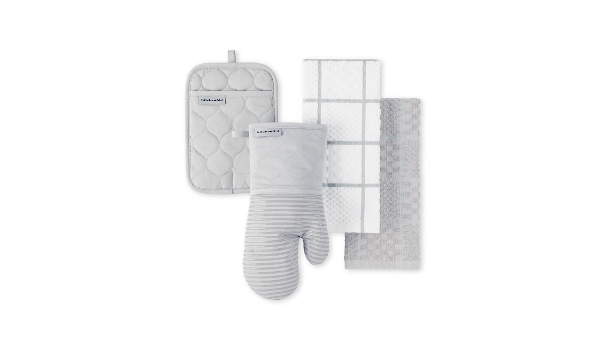 Kitchenaid Quilted Cotton Terry Cloth Oven Mitt, Pot Holder, Kitchen
