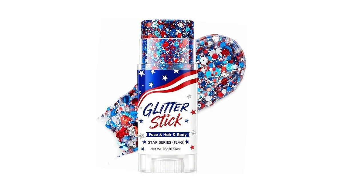 4th Of July Glitter Stick Patriotic Hair Glitter Body Glitter