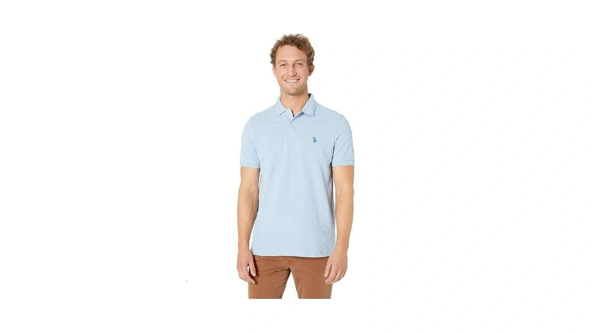 U.s. Polo Assn. Men's Classic Polo Shirt Shirt, Surf Blue