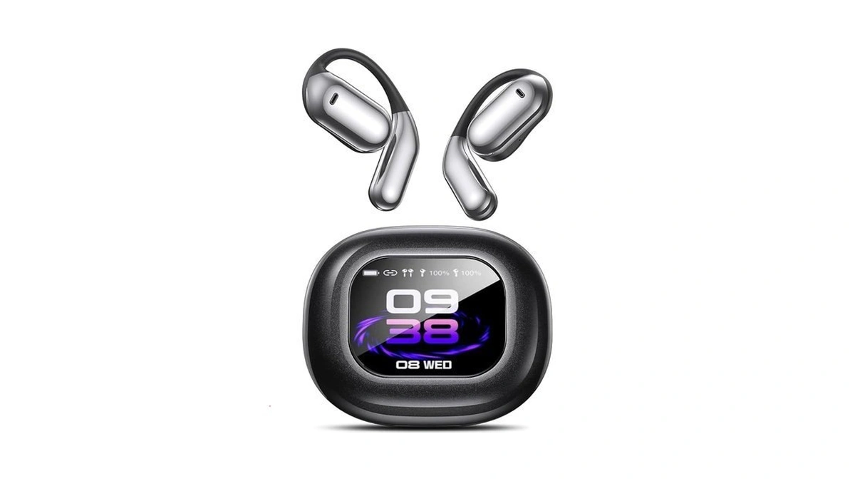 Ai Language Translation Earbuds, Ows Lcd Touchscreen Real-time Translator For