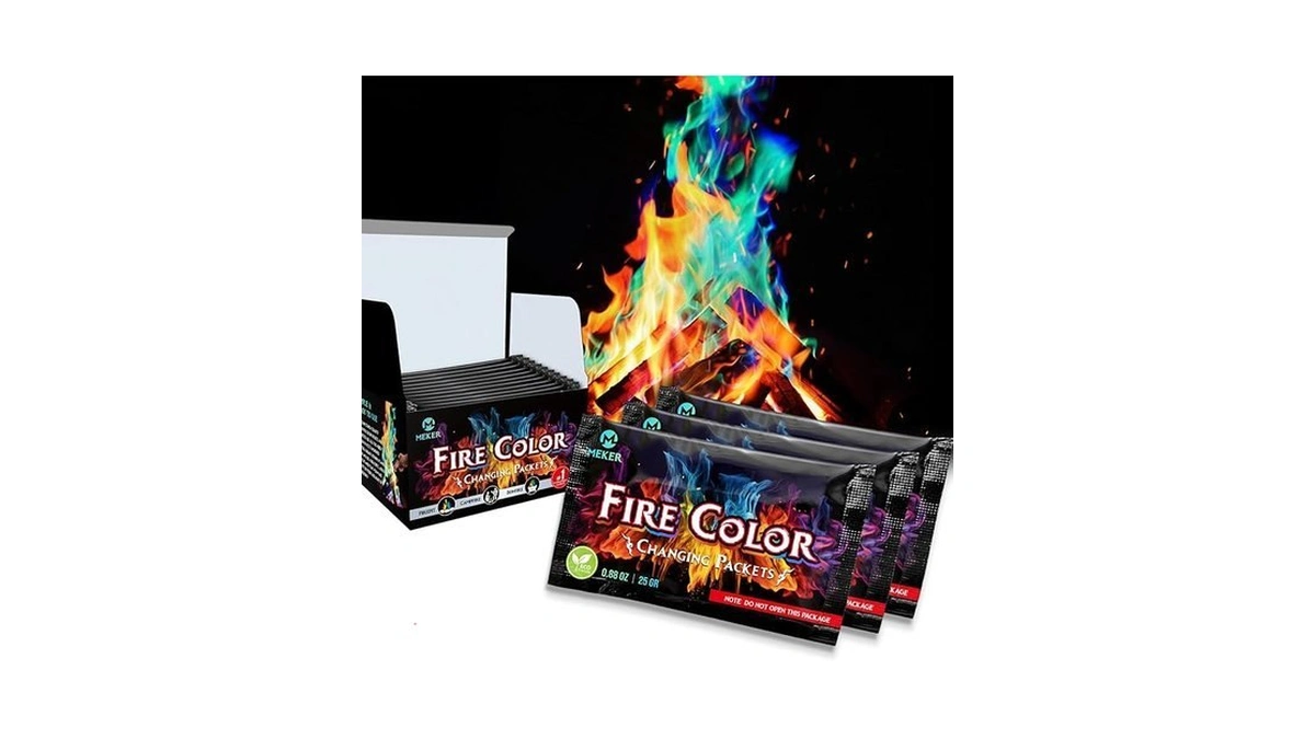 Meker Fire Color Changing Packets - Fire Pit, Campfires, Outdoor