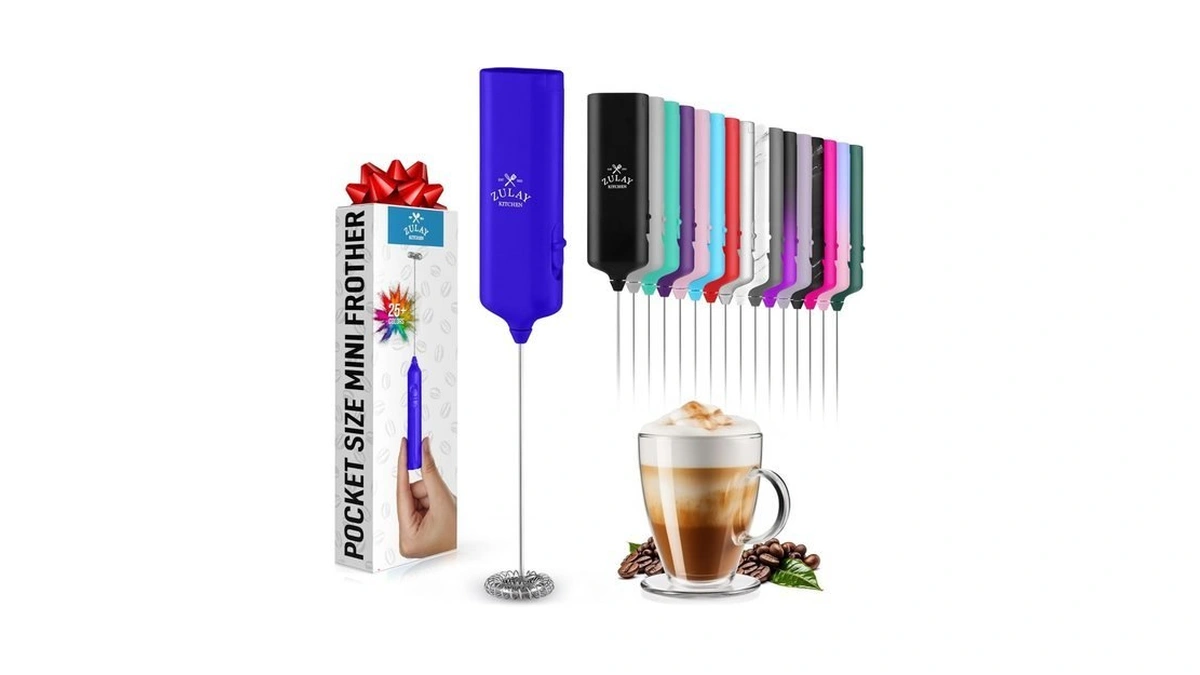Mini & Mighty Milk Frother Wand – Powerful Handheld Coffee