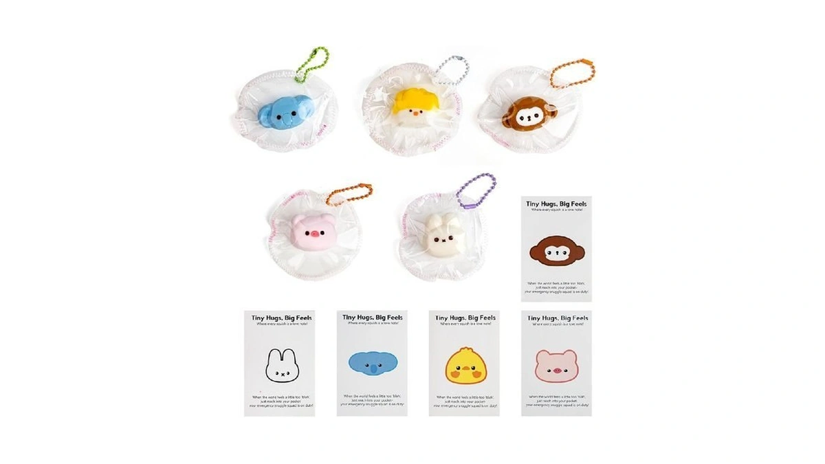 Mountova 5 Sets Pocket Hug, Pocket Hug Card With Little