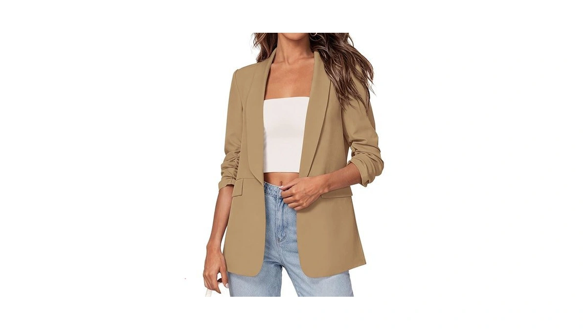 Prettygarden Women's 2026 Spring Blazers Business Casual Outfits Open Front