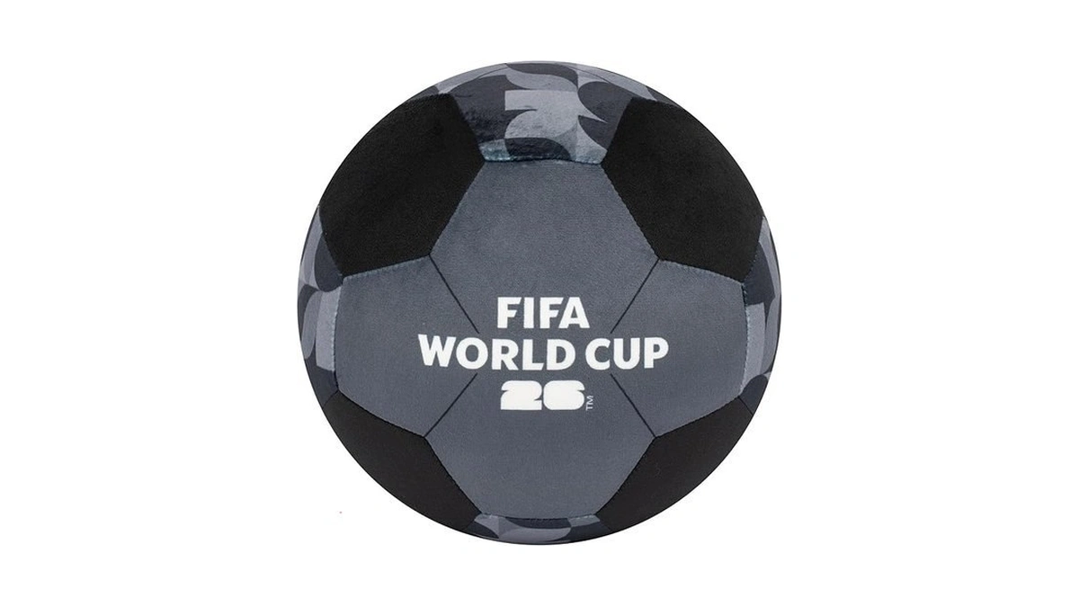 Jazwares Fifaยฎ World Cup 2026 9-inch Black Plush Soccer Ball