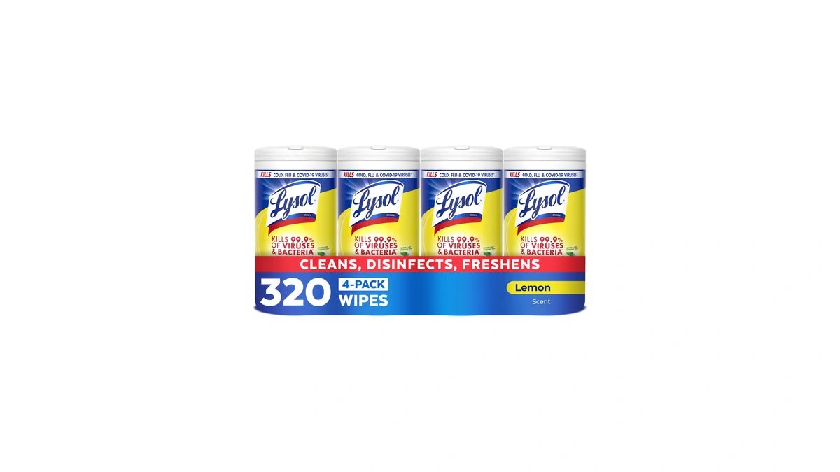 Lysol Disinfecting Wipes, All Purpose Cleaner, Multi-surface Antibacterial Cleaning Wipes,