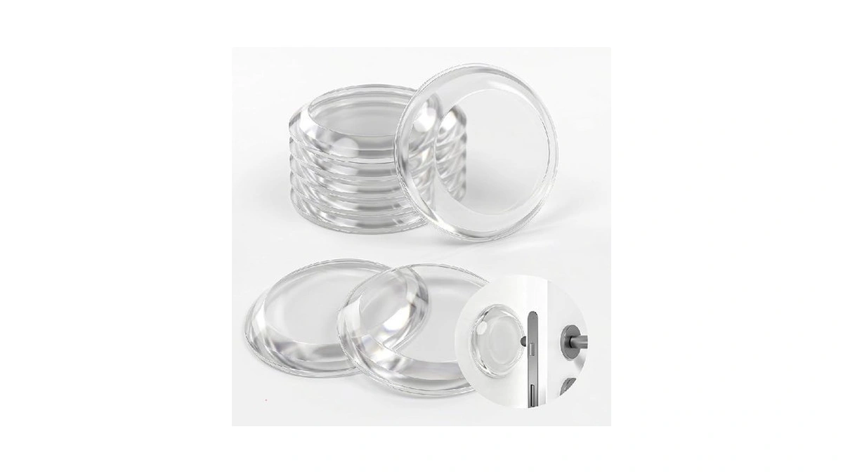 Zjwzlg Door Stoppers For Wall, Door Knob Wall Protector 2"