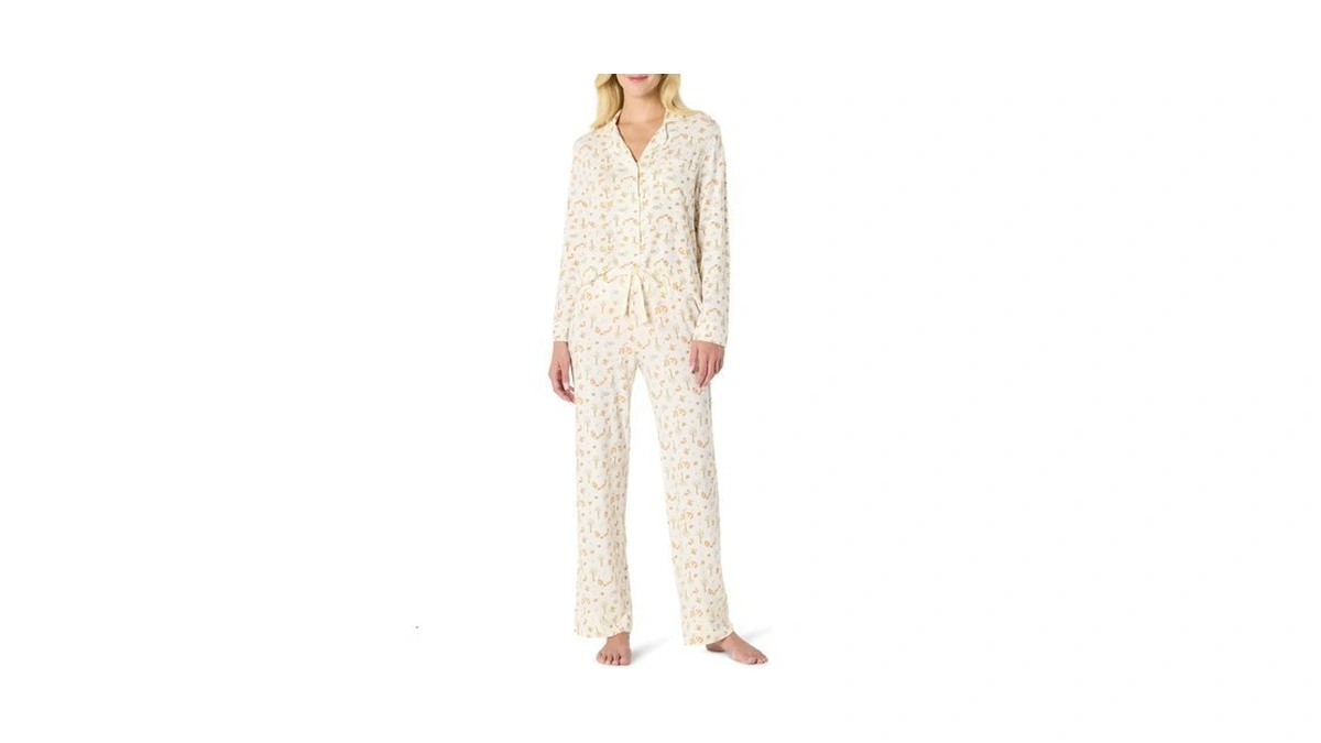 Amazon Essentials X Sofia Grainge Women's Stretch Modal Long-sleeve And