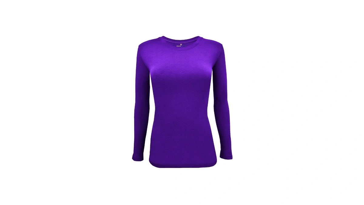 Natural Uniforms Women’s Long Sleeve Underscrub T-shirt – Cotton Blend