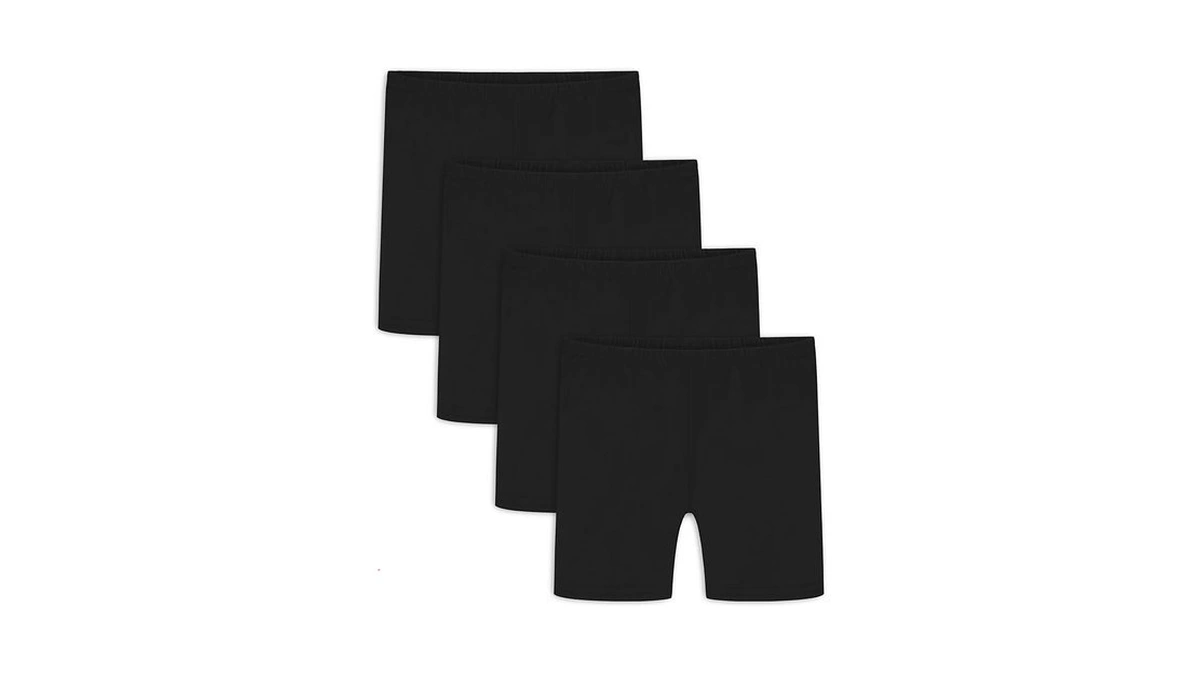 Auranso Girls Bike Shorts Cartwheel Cotton Biker Dance Under Dress