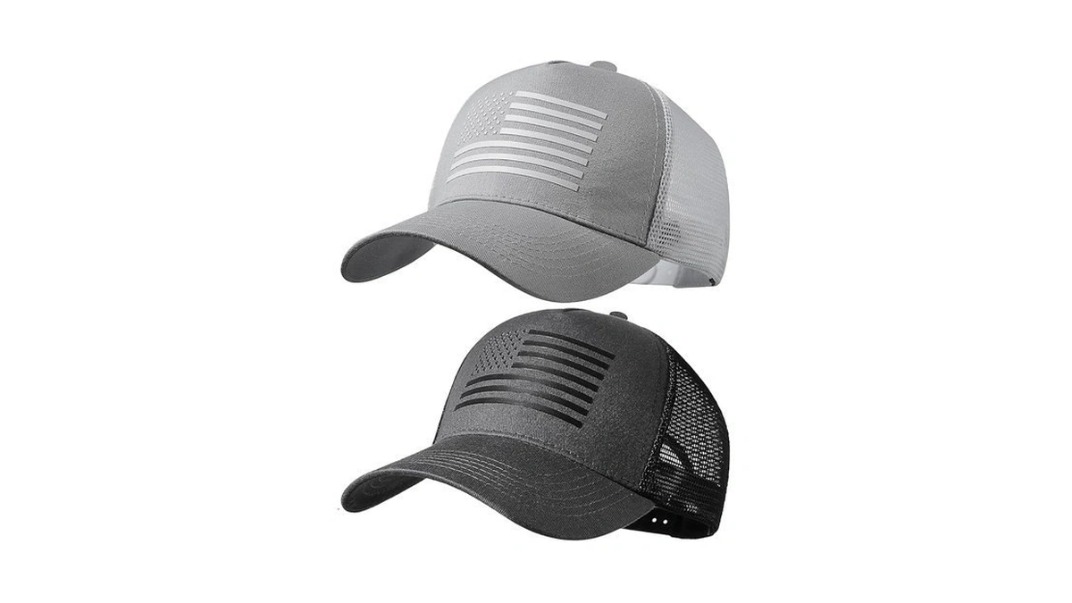 Spxkd American Flag Trucker Hat，usa Hat For Men Women Snapback