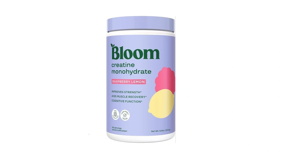Bloom Nutrition Creatine Monohydrate Powder, 5g Micronized Creatine Per Serving,