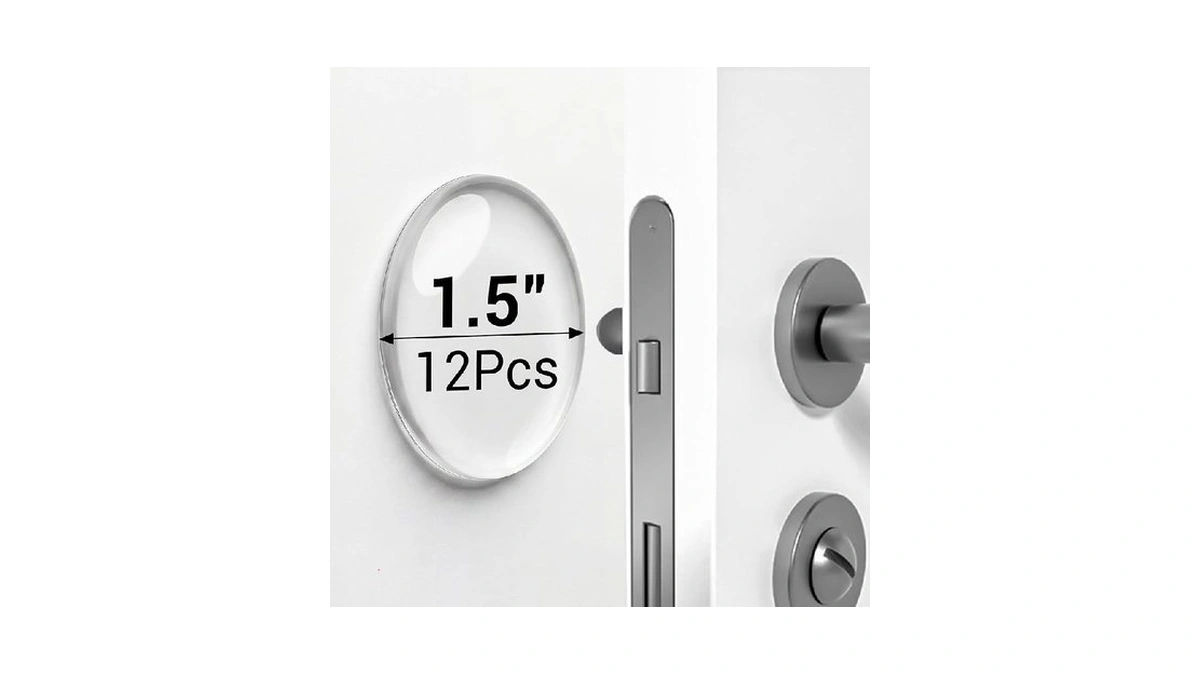 Zjwzlg Door Stoppers For Wall, Door Knob Wall Protector 1.57"