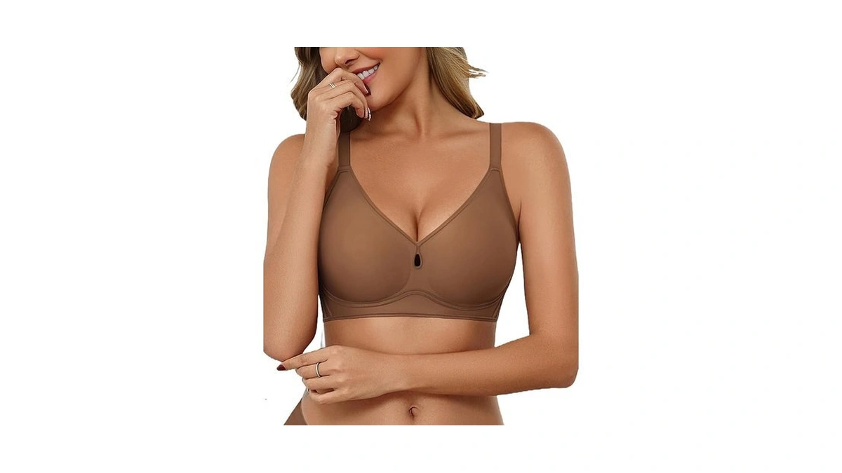 Avidlove Women's Seamless Wireless Bra Full Coverage Jelly Bras Comfort