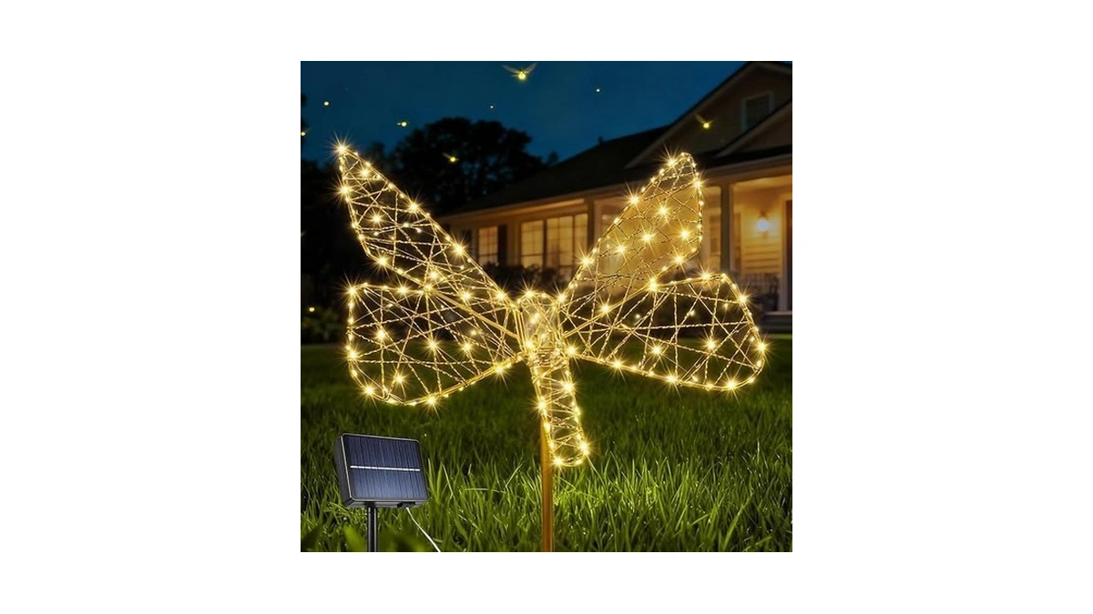 Lomotech Solar Garden Lights - 18" 240 Leds Foldable Outdoor
