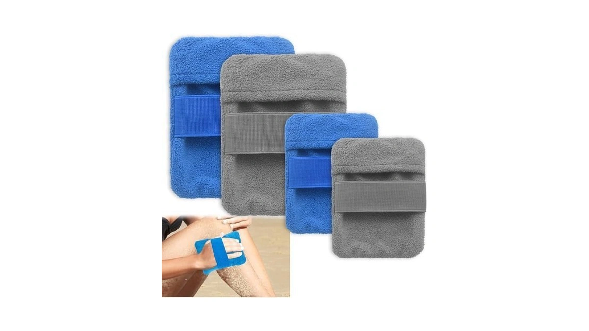 Wiwetote 4packs Sand Remover For Beach, Talc-free Beach Vacation Essentials